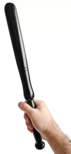 Polizeischlagstock Woodie 40 x 3cm Schwarz – 1/4