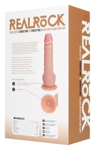 Thrusting Dildo Straight 17 x 4.4 cm – 6/6