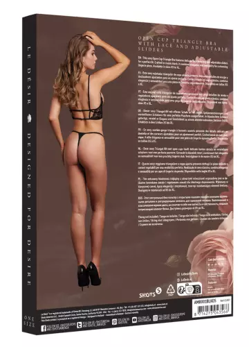 Dreieck-Bustier Offen Charma Schwarz – 4/6
