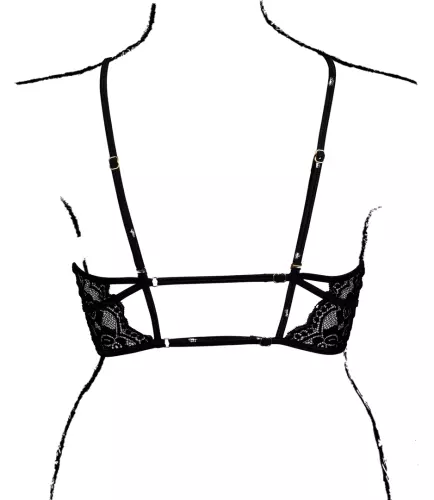 Dreieck-Bustier Offen Charma Schwarz – 6/6
