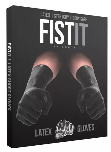 Latex-Handschuhe Fist It Schwarz – 2/2