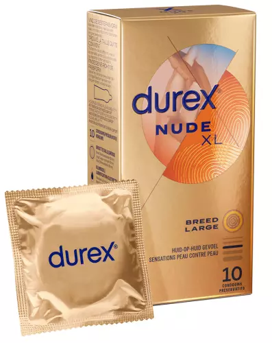 Kondome Durex Nude XL 60mm x10 – 1/7
