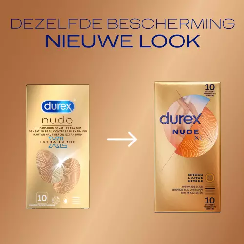 Kondome Durex Nude XL 60mm x10 – 6/7