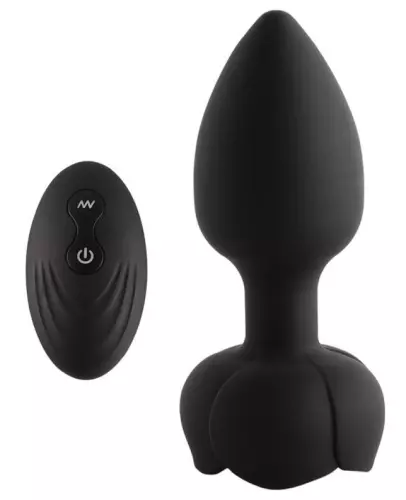 Vibrierender Plug Rosana 7 x 3.7cm Schwarz – 2/2