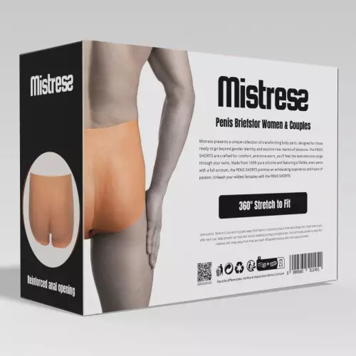 Boxer Prothese Falscher Penis und Po Mister Dick 18cm – 3/6