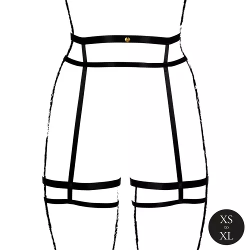 Strumpfhalter Doppelträger Schwarz – 5/6