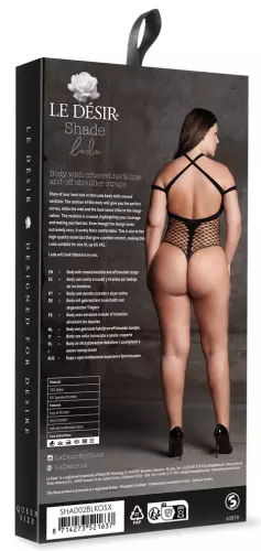 Body String Offen Übergröße Leda Schwarz – 4/10