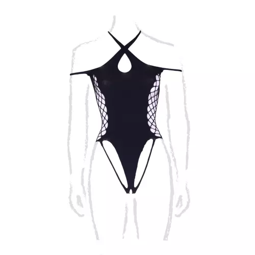 Body String Offen Übergröße Leda Schwarz – 8/10