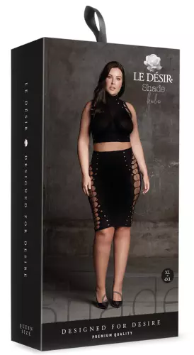 2-teiliges Set Übergröße Kala Schwarz – 2/9