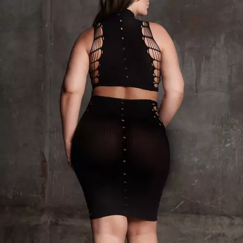 2-teiliges Set Übergröße Kala Schwarz – 3/9