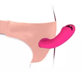 Vibrierende Strap-On Gürtel Loolypop 13 x 3.4cm – 3/5