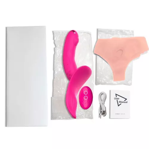 Vibrierende Strap-On Gürtel Loolypop 13 x 3.4cm – 4/5