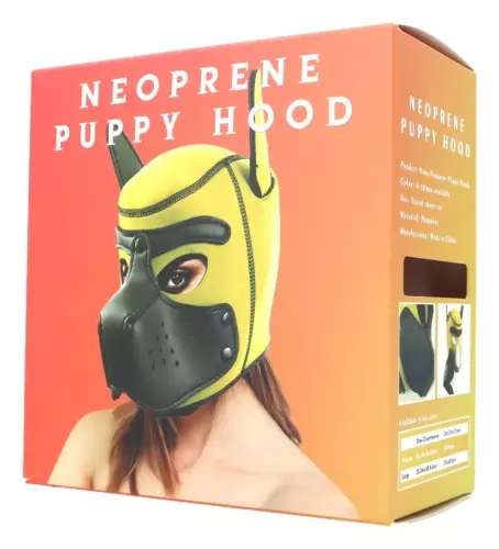 Puppy Fox Haube Neopren Gelb-Rot – 2/6
