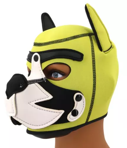 Puppy Fox Haube Neopren Gelb-Weiß – 5/7