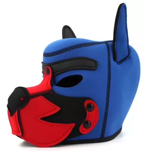Puppy Fox Haube Neopren Blau-Rot – 4/8