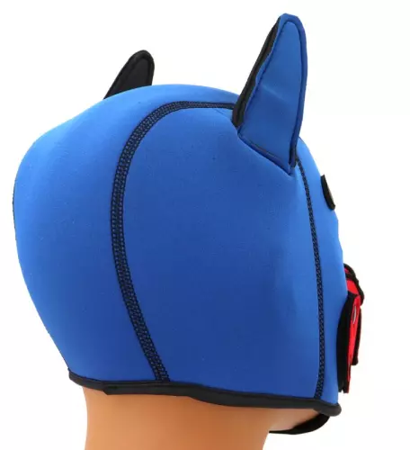 Puppy Fox Haube Neopren Blau-Rot – 8/8