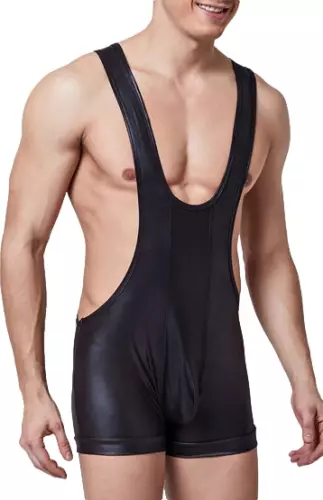 Seidig glänzender Body Jullio Schwarz – 1/2