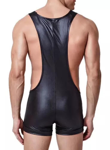 Seidig glänzender Body Jullio Schwarz – 2/2