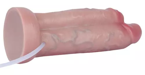 Doppelter spritzender Dildo Dubdick 18 x 6.1cm – 5/9