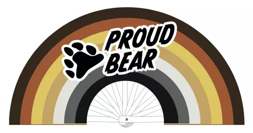 Waaier Proud Bear 64cm – 2/2