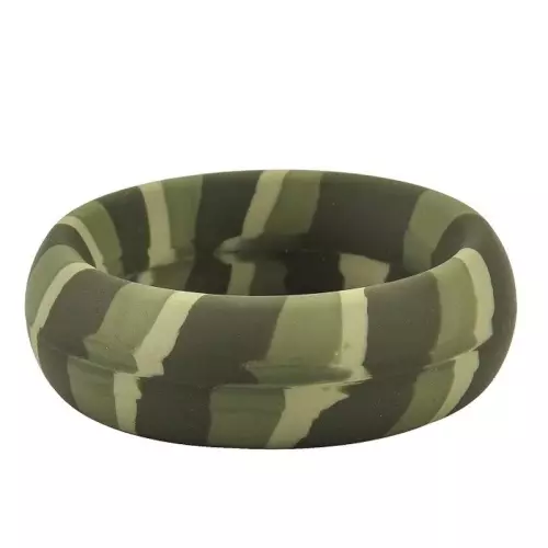 Pack 3 Cockrings Silimix Army Grün – 4/4