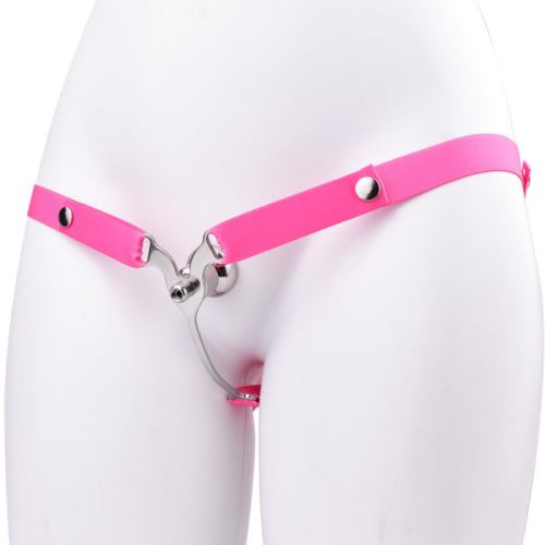Dispositif Fem V-Free en métal Sangle rose