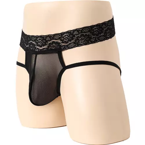 Feiner Slip Dentwaist Schwarz – 3/3
