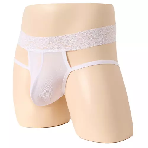 Jock fin Dentwaist Weiß – 1/2