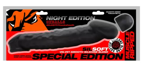 Penisschede Muscle Ripped Night Edition 19 x 3.8 cm – 2/7