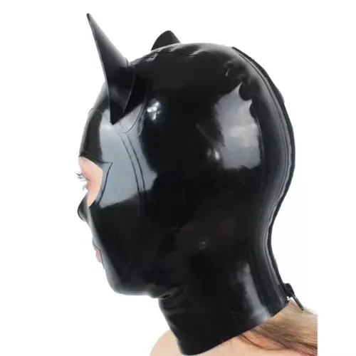 Haube Cat Fetish Schwarz-Rosa – 4/5