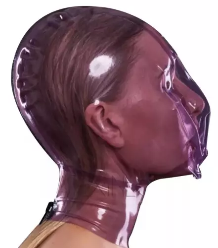 Haube Fetish Breath Violett – 3/4