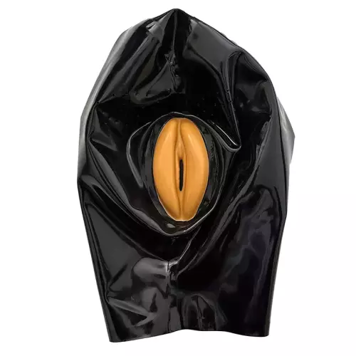 Haube mit Vulva Vagina Hood Schwarz – 2/5