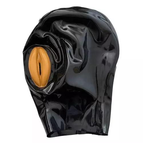Haube mit Vulva Vagina Hood Schwarz – 4/5