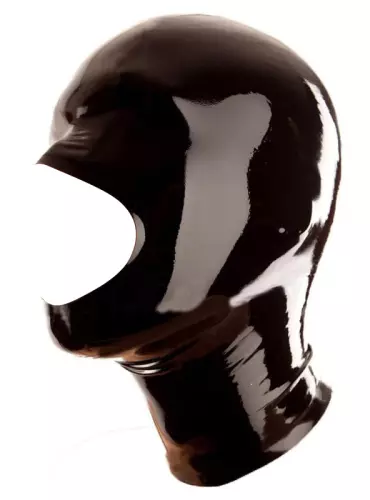 Latex-Haube Openose Schwarz – 1/3