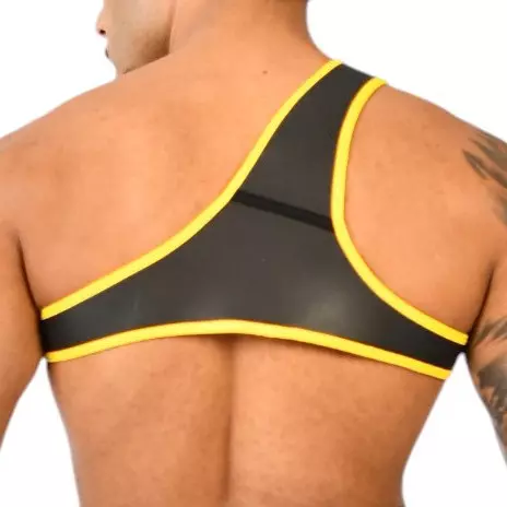 Neopren-Harness Delta Xrub Schwarz-Gelb – 2/3