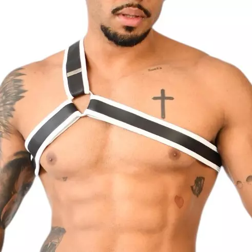 Neopren-Harness Delta Xrub Schwarz-Weiß – 1/3