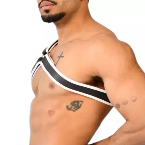 Neopren-Harness Delta Xrub Schwarz-Weiß – 3/3