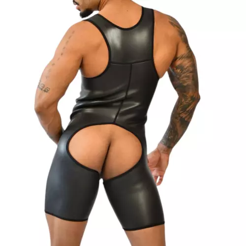 Neopren-Overall Xrub Offen Vorne/Hinten Schwarz – 2/3