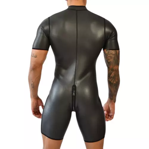 Neopren-Shorts Xrub Reißverschluss Vorne/Hinten Schwarz – 2/4