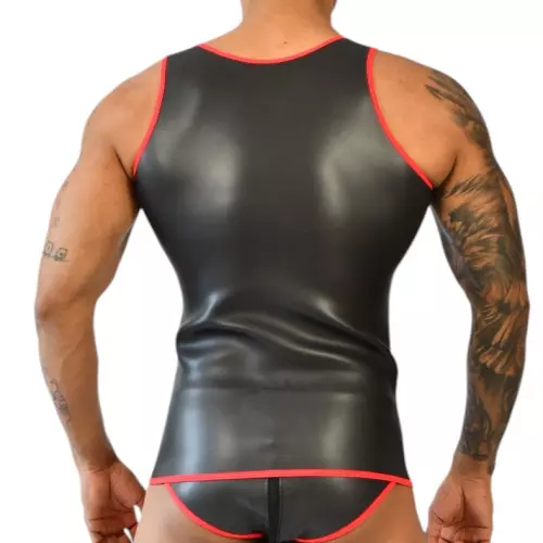 Neopren-Tanktop Xrub Schwarz-Rot – 2/3