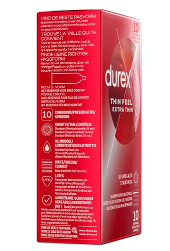 Durex Thin Feel Extra Thin Kondome 54 mm x 10 – 3/3