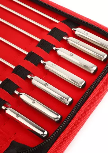 13er-Pack Urethral-Stäbe Ovalund Bud 26 cm - Durchmesser 2 bis 14 mm – 4/4