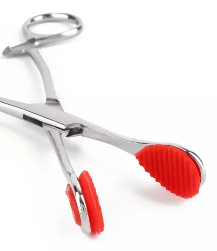 Zungenklemme Tongue Forceps 17 cm – 5/7