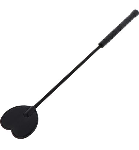 Cravache Black Heart 44cm Noir
