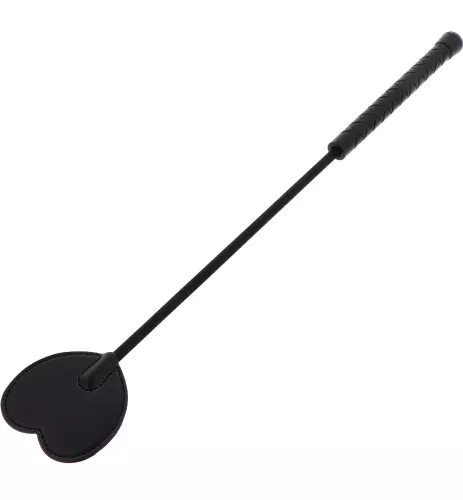 Peitsche Black Heart 44cm Schwarz – 1/5