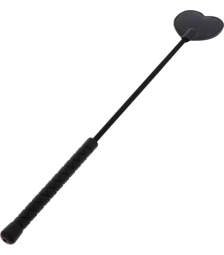 Peitsche Black Heart 44cm Schwarz – 2/5