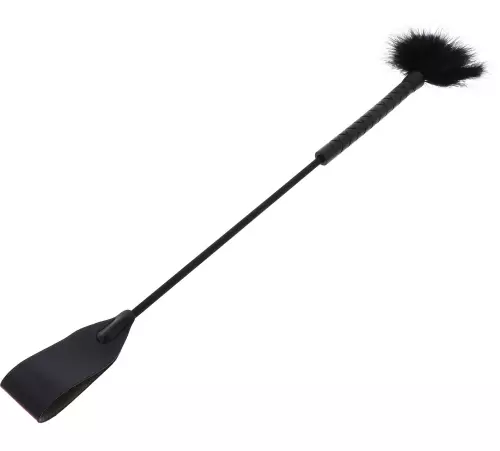 Peitsche und Feder Tick Whip 56cm Schwarz – 1/5