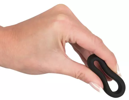 Cockring Velvet Ring M Schwarz 32mm – 5/6