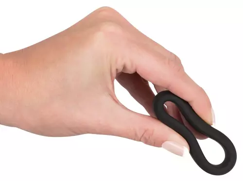 Cockring Velvet Ring L Schwarz 38mm – 5/6