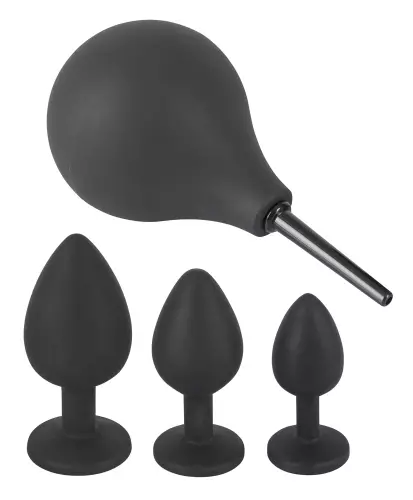 Kit 3 Schmuck-Plugs Velvet Jewel Schwarz – 3/7